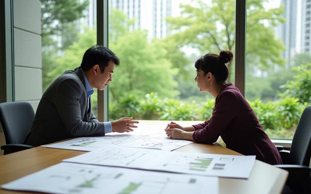 お客様とのヒアリング風景