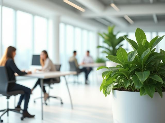 機能的なオフィスグリーンイメージ